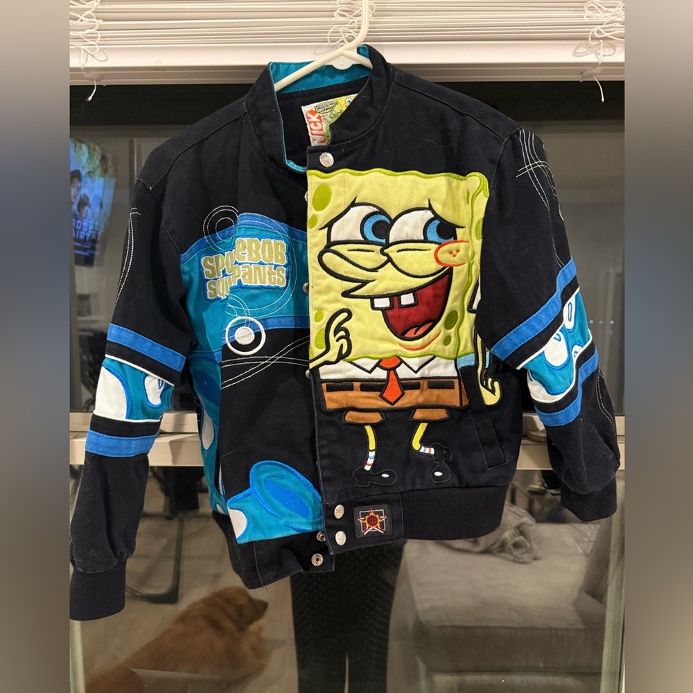 JH Design SpongeBob kids jacket size M 7-8